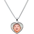 Handcrafted Full Color Custom Photo Heart Necklace